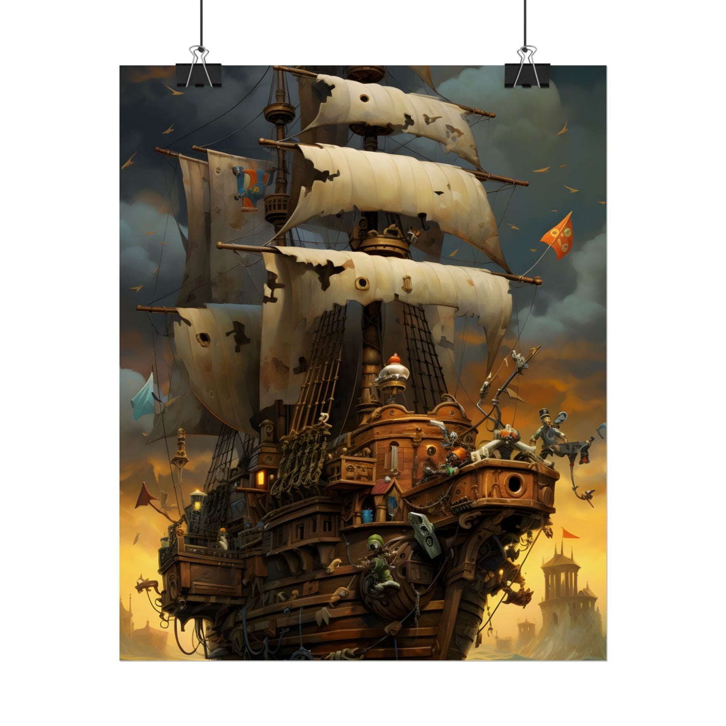 Swashbuckling Time Travelers: Maritime Adventure - Poster