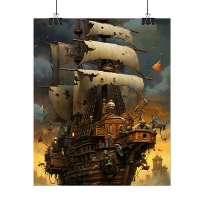Swashbuckling Time Travelers: Maritime Adventure - Poster