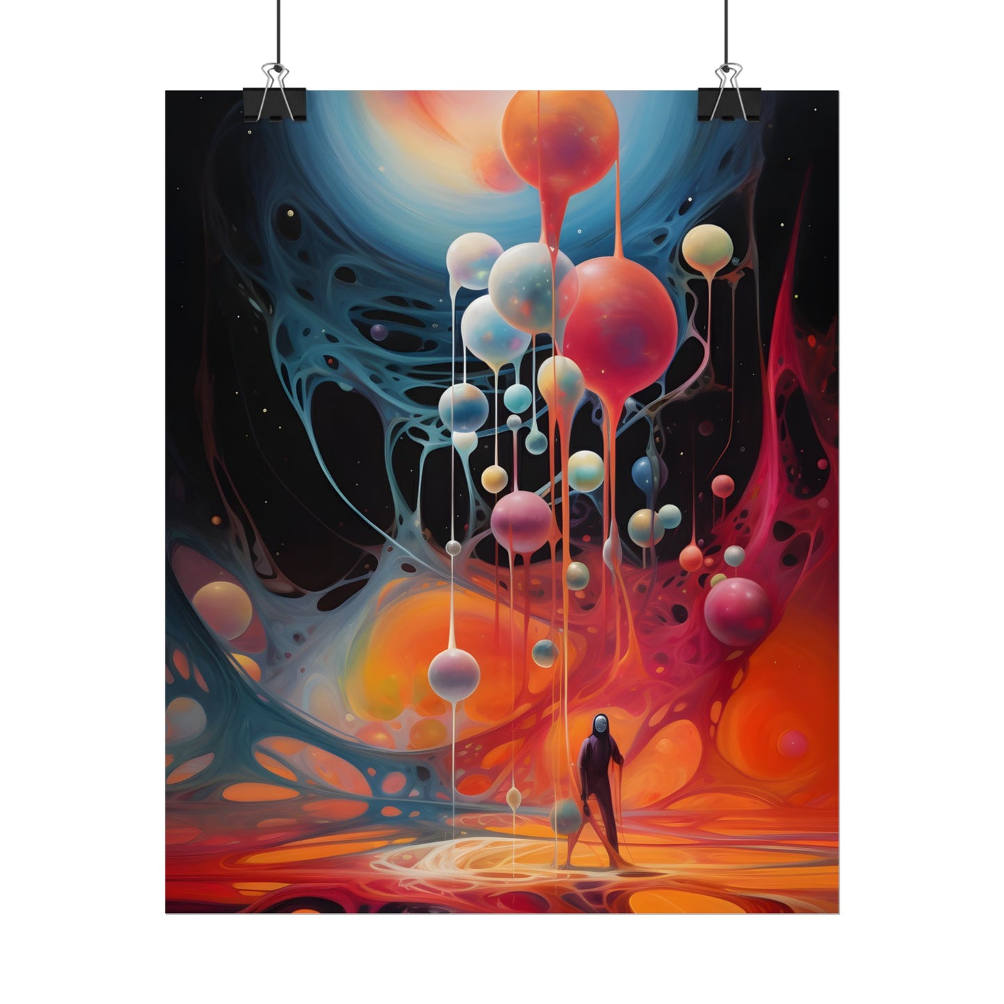 Cosmic Art Gallery: Enchanting Celestial Realm - Poster