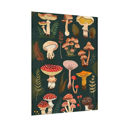 Vibrant Mushroom Poster: 2024 Batch - Poster