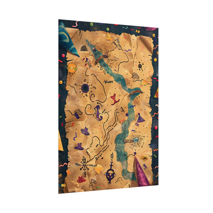 Whimsical Cartoon Portrait: Gentle Illustration of a Hero's Nose - Poster