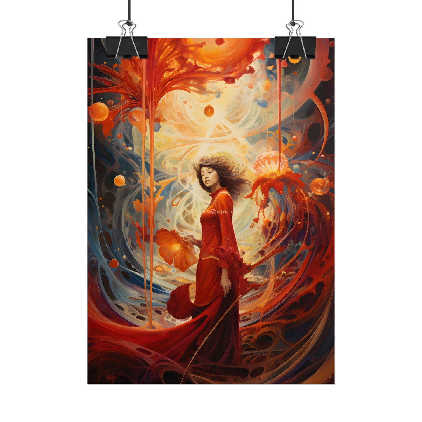 Stellar Gallery: Cosmic Abstract Art Collection - Poster