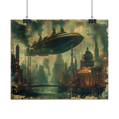 Vintage Underwater Travel Poster: Retro Ocean Adventure - Poster