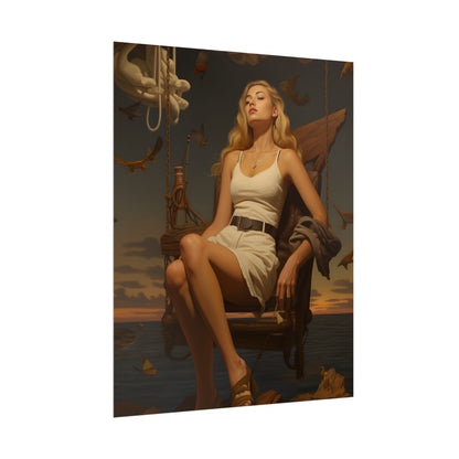 A Gentle Grip: Close-Up Photography Art - Poster