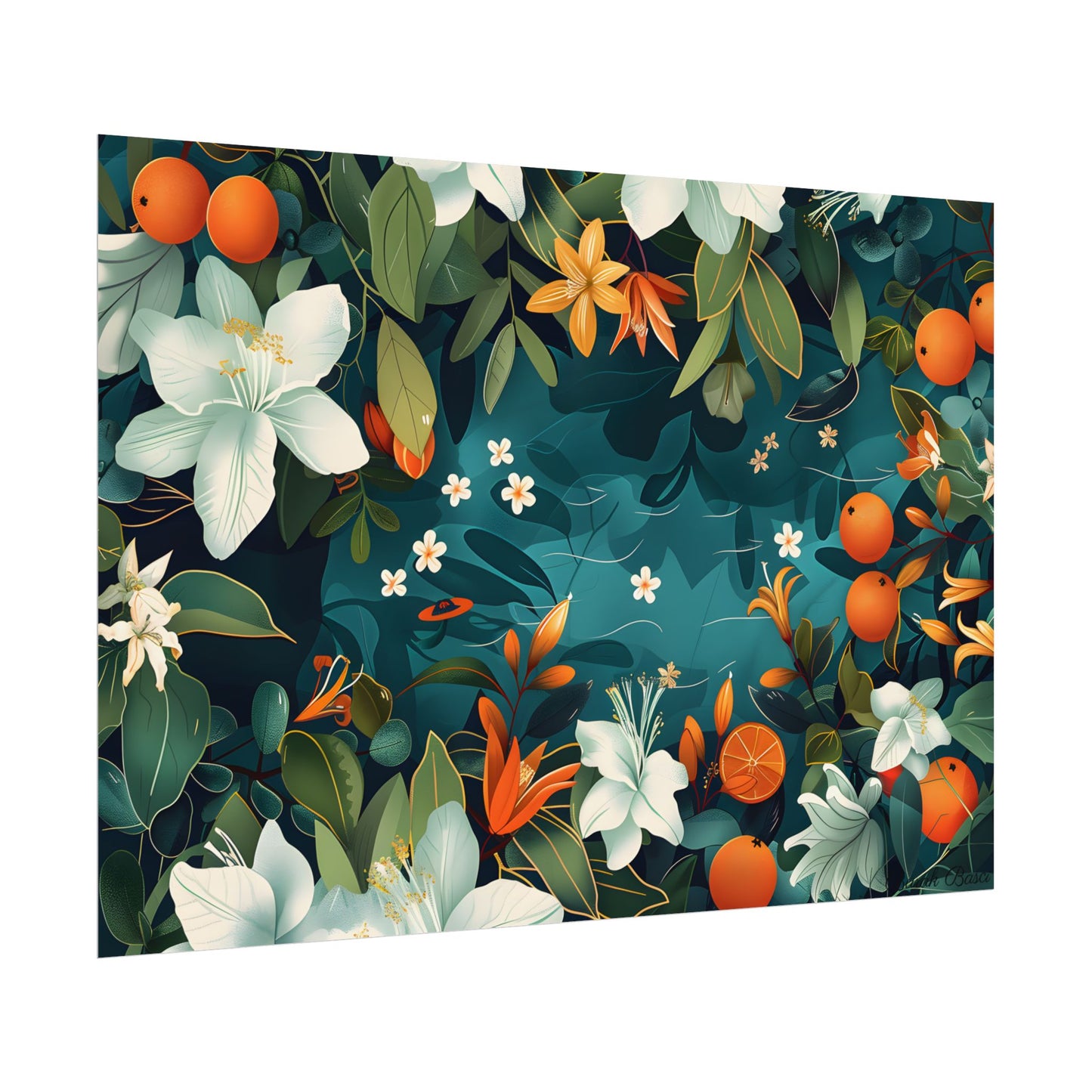 Vibrant Florida Map: Exploring Sunshine State Geography - Poster
