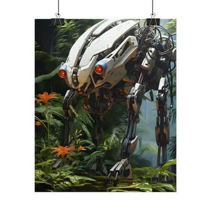 Robotic Wildlife Sanctuary: Harmony in Nature - Poster
