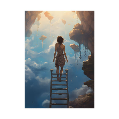 Casual Moment: Person Outdoor Portrait - Poster
