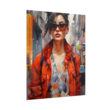 Urban City Style: Fashionista in the City - Poster