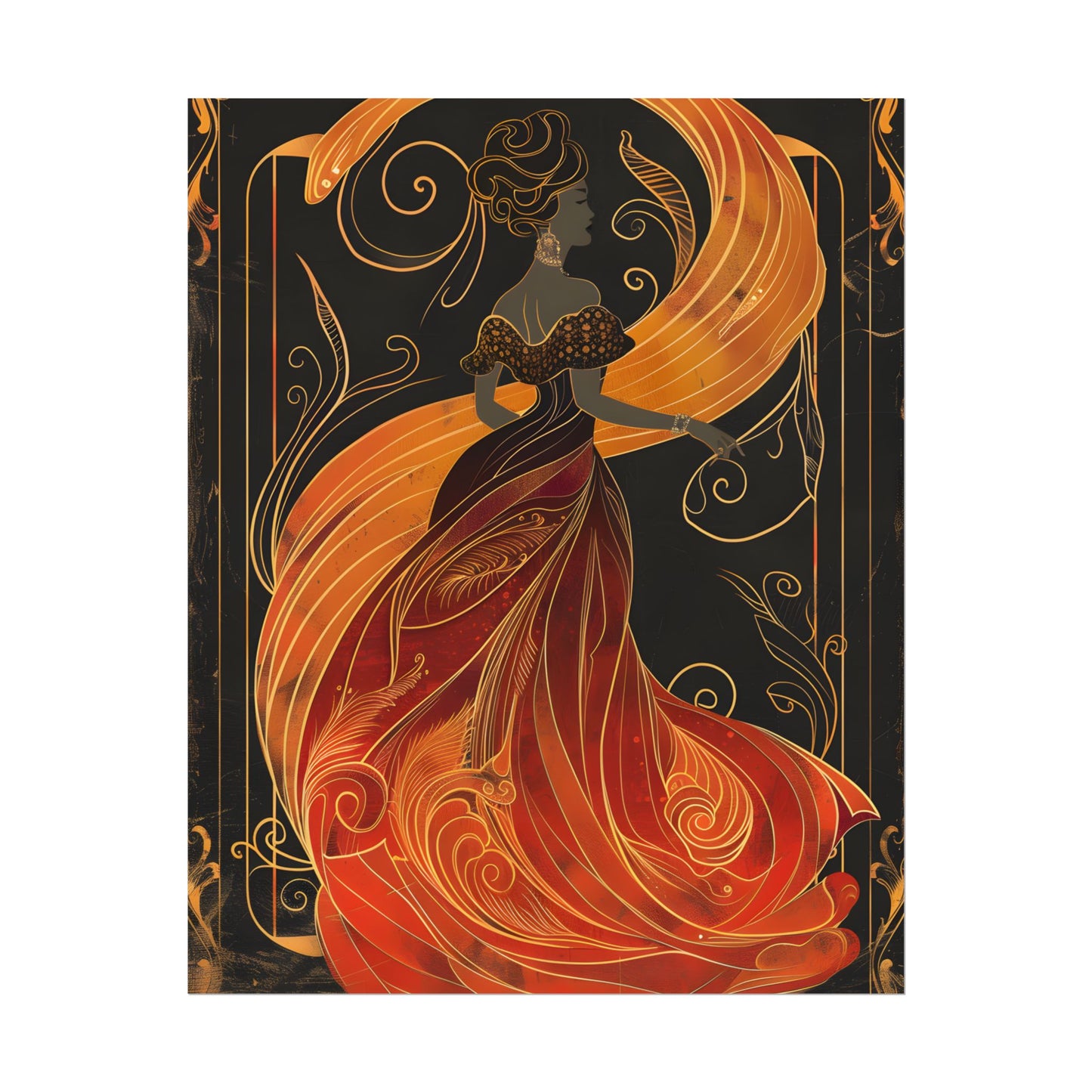 Vintage Art Nouveau Elegant Poster: Batch 1 2024 - Poster