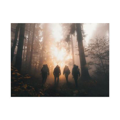 Adventure Through The Mysterious Forest: Group Expedition - Poster