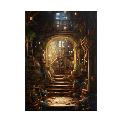 Magical Bookshop: Cozy Artwork of a Charming Bookshop - Poster