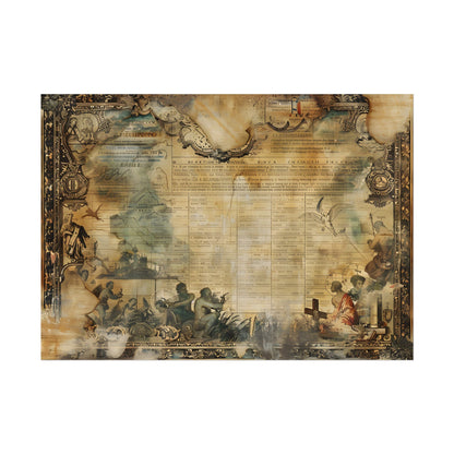 Vintage Biblical Scene: Medieval Art Poster - Poster