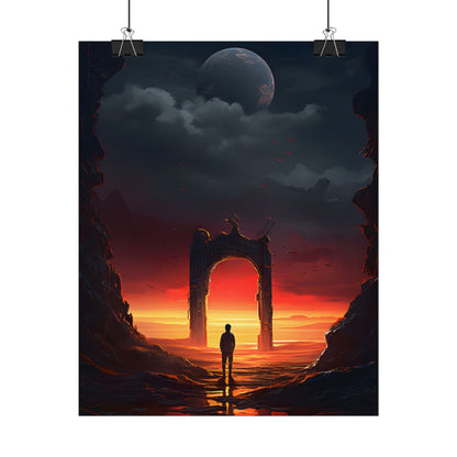 A Moment of Stillness: Phone in Quiet Indoor Setting - Poster