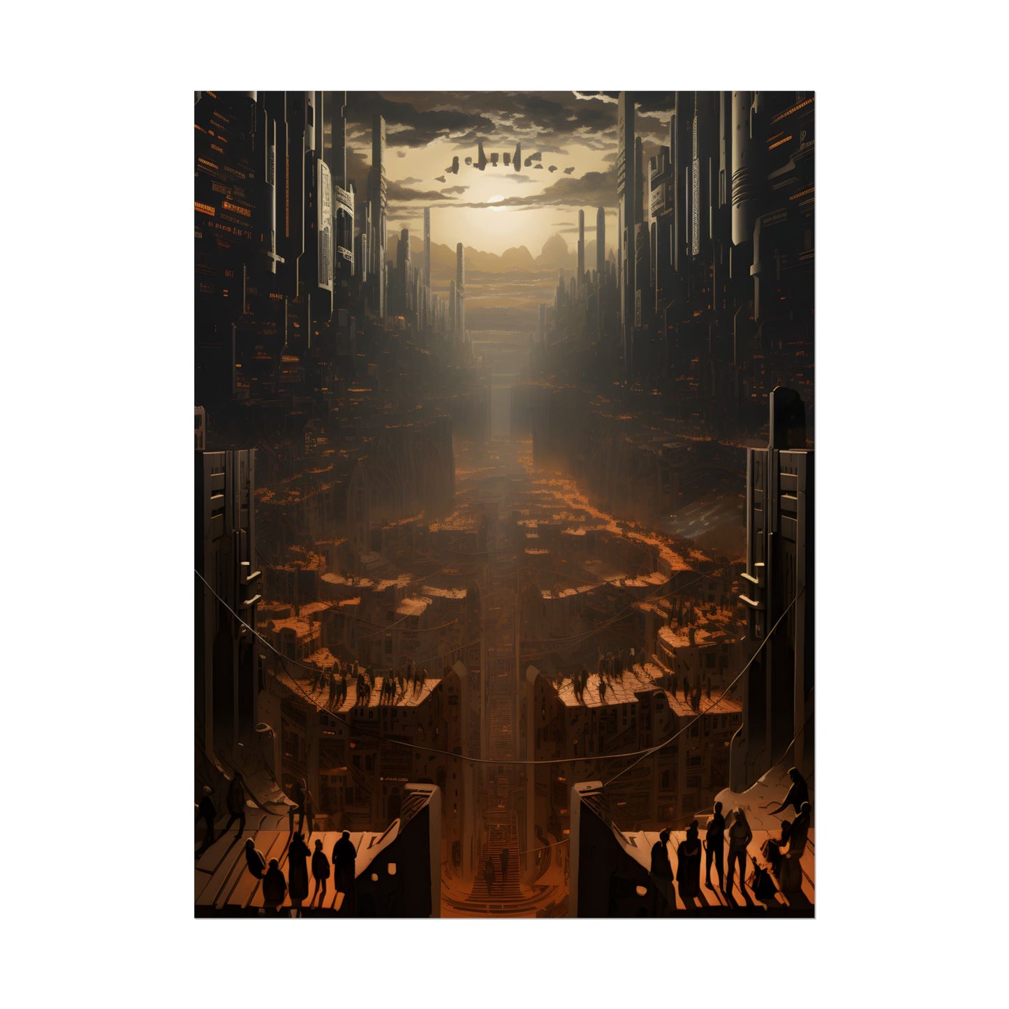 Dystopian Utopia: Opposite Worlds in Harmony - Poster