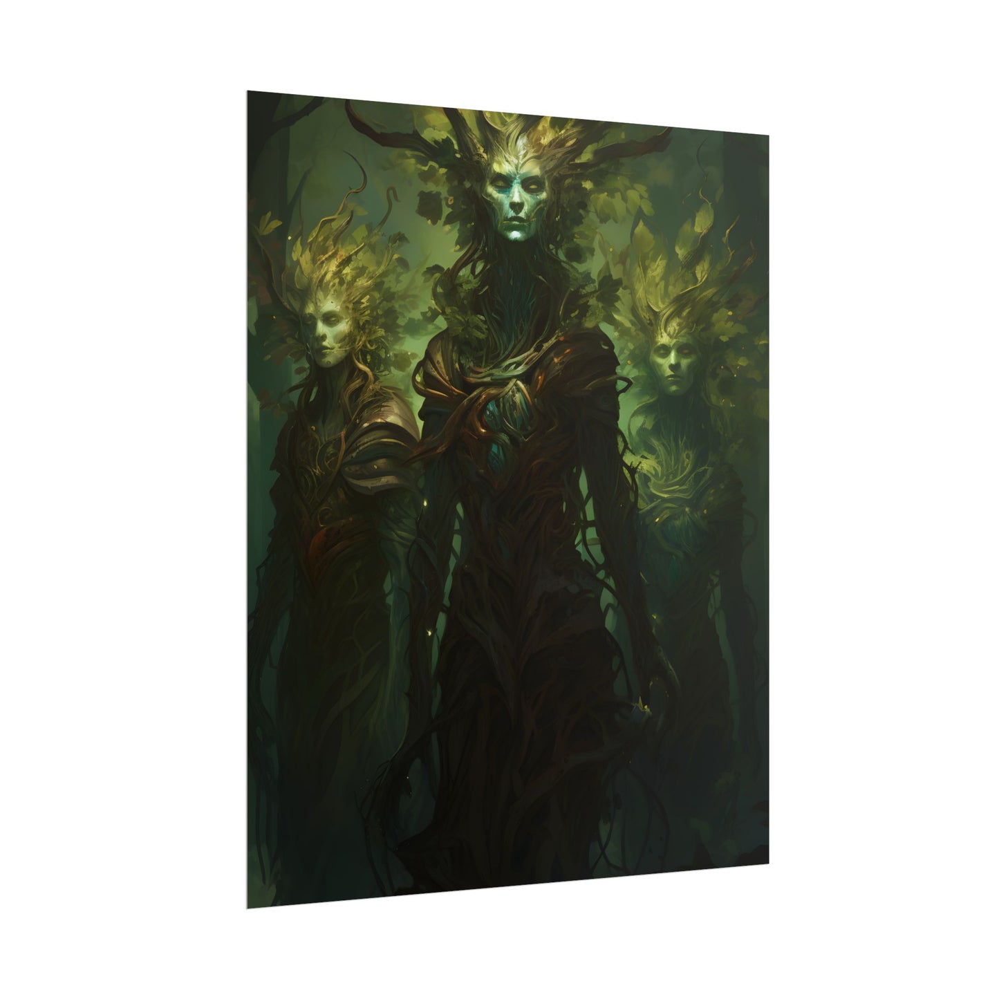 Mystical Forest Guardians: Ancient Tree Spirits Awaken - Poster