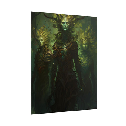 Mystical Forest Guardians: Ancient Tree Spirits Awaken - Poster