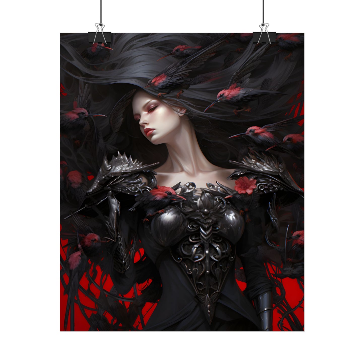 Enigmatic Songbird: Nature's Guardian Art - Poster