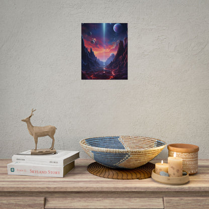 Black Hole Odyssey: A Massive Planet in Space - Poster