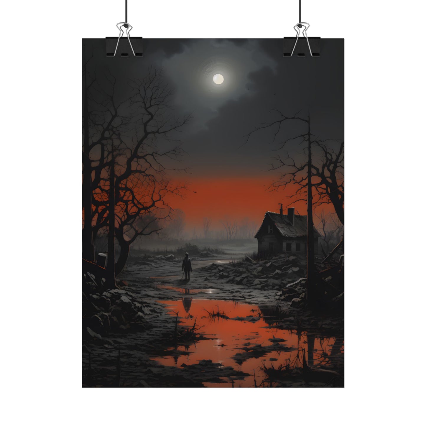 Daytime City Portrait: Outdoors Artwork - Poster