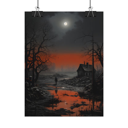 Daytime City Portrait: Outdoors Artwork - Poster