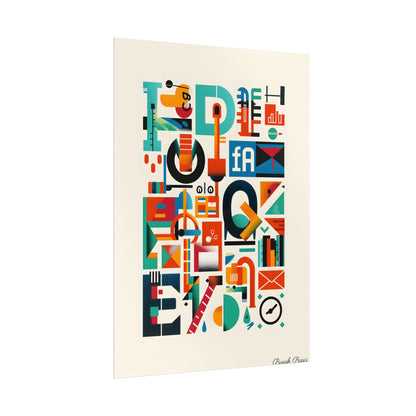 Colorful Infographic: Statistics Explained with Letter L - Poster