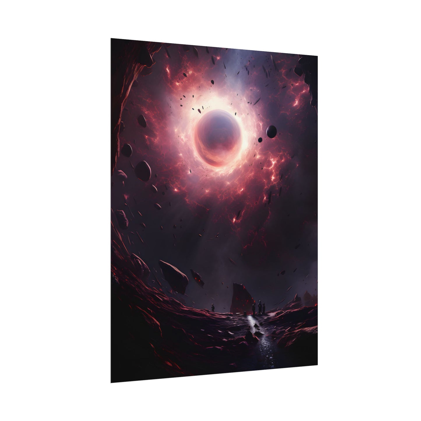 Cosmic Black Hole: Massive Planet in Stellar Orbit - Poster