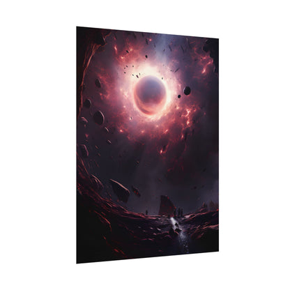 Cosmic Black Hole: Massive Planet in Stellar Orbit - Poster