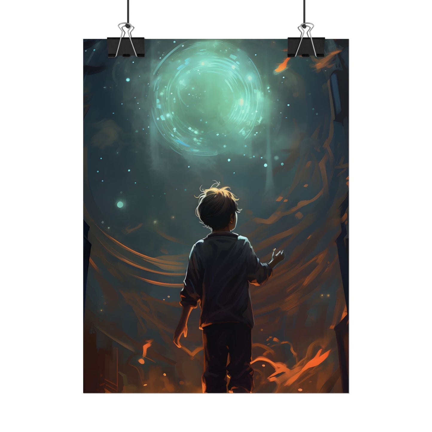 Mobile Life: A Moment in Time - Digital Art - Poster