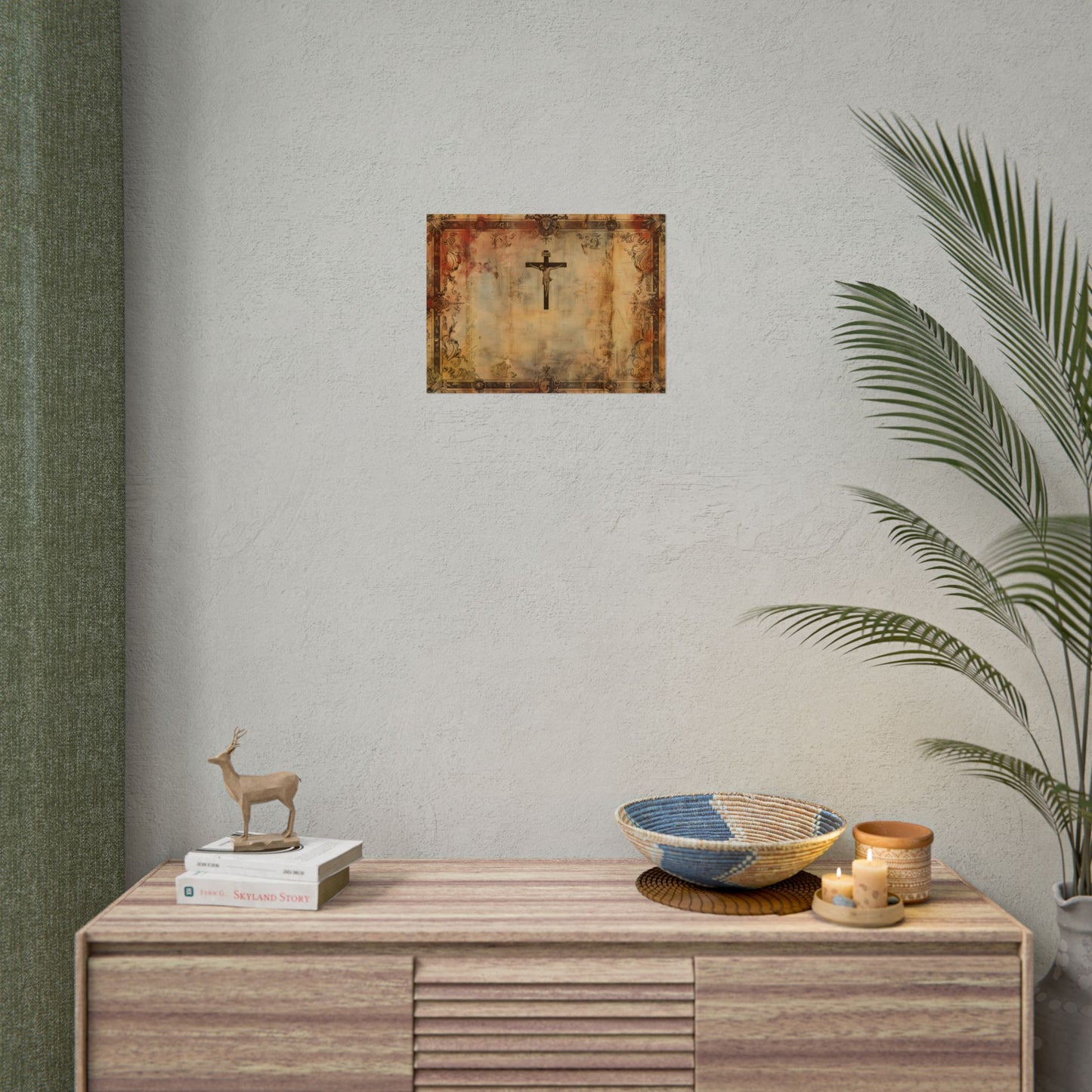 Vintage Biblical Art Print: A Historical Scene - Poster