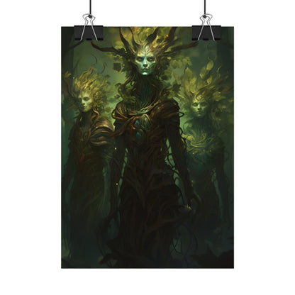 Mystical Forest Guardians: Ancient Tree Spirits Awaken - Poster