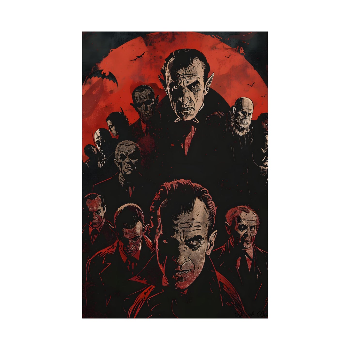 Mischievous Vampires: A Charismatic Leader's Nightly Revelry - Poster
