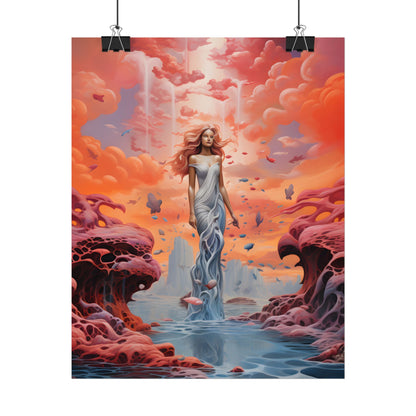 Immersive Dreamscape: A Surreal Journey through Psychedelic Art - Poster
