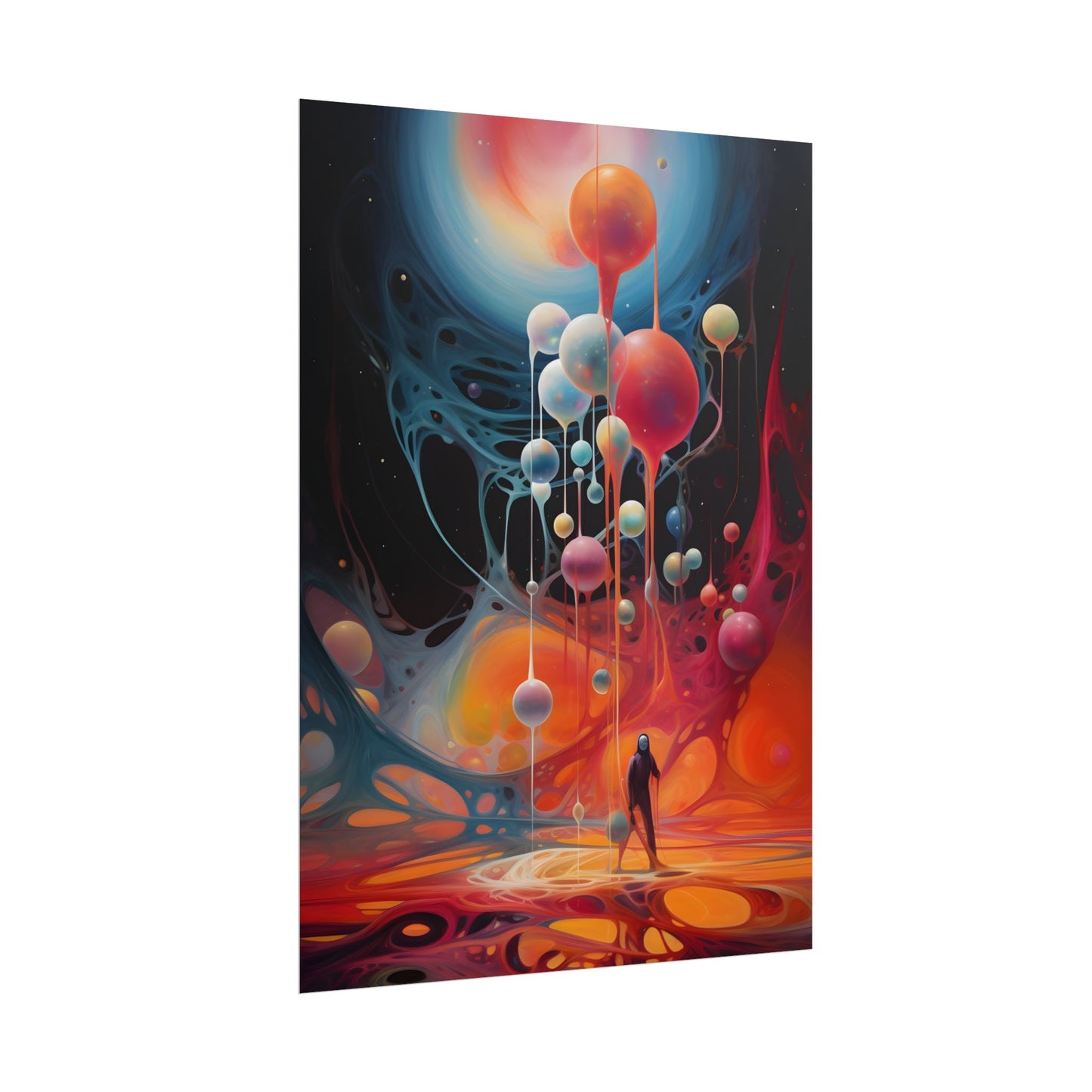 Cosmic Art Gallery: Enchanting Celestial Realm - Poster