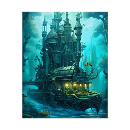Tidal Quest: Steampunk Depths - Poster