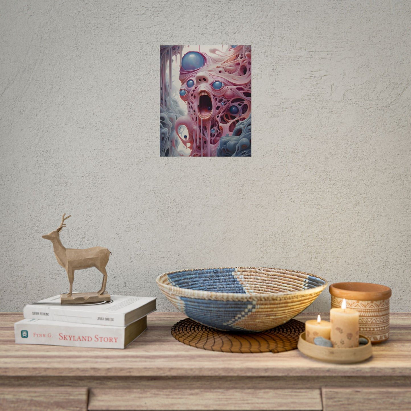Fabric of Reality: Vibrant Portals and Rifts Artwork - Poster