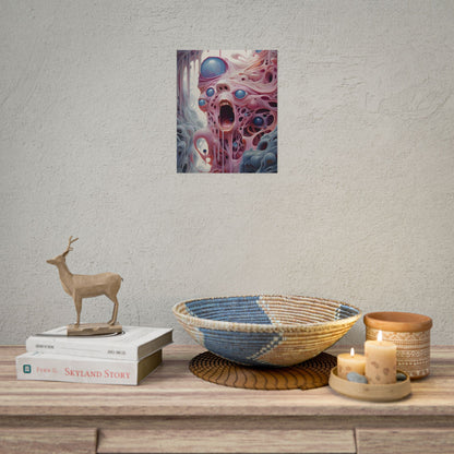 Fabric of Reality: Vibrant Portals and Rifts Artwork - Poster