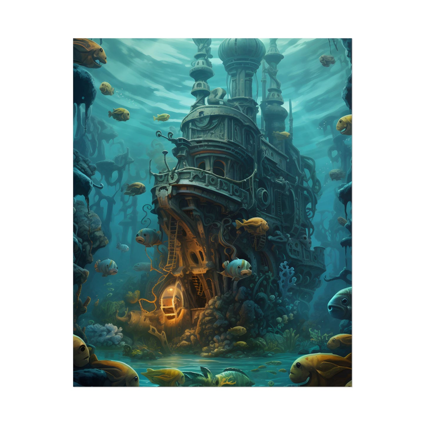Steampunk Underwater Adventure: Captain Nemos Quest - Poster