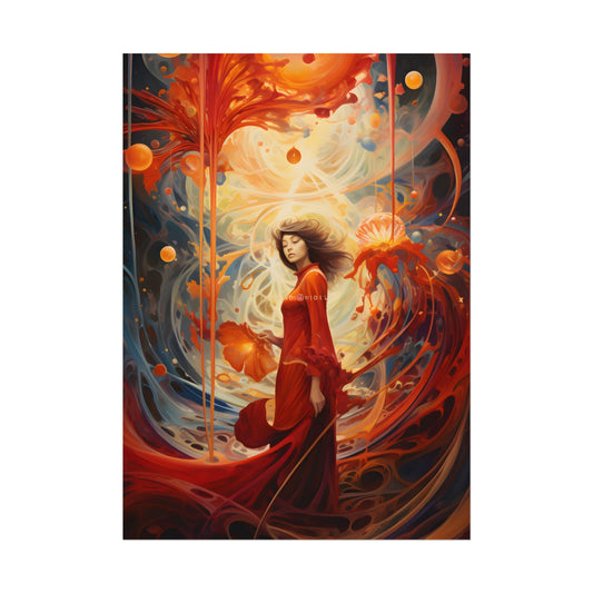 Stellar Gallery: Cosmic Abstract Art Collection - Poster