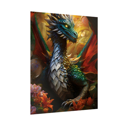 Epic Fantasy Dragon: Ancient Guardian of Wonder - Poster