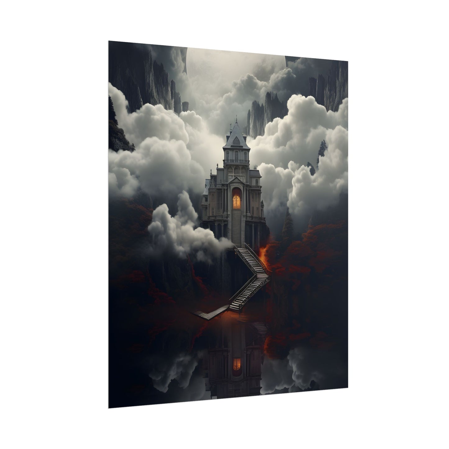 Handheld Message: Personal Artwork in a Small Oval Frame - Poster