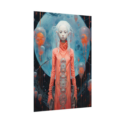 Celestial Dreams: Vibrant Stars and Planets Art - Poster