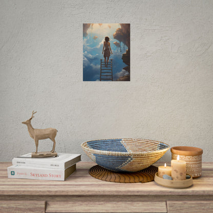 Casual Moment: Person Outdoor Portrait - Poster