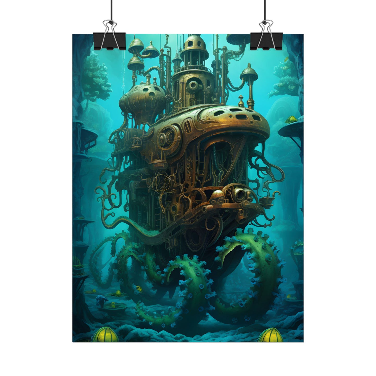 Steampunk Underwater Adventure: Dive into Discovery - Poster