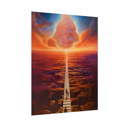 Space-Time Explorer: Cosmic Journey in Motion - Poster