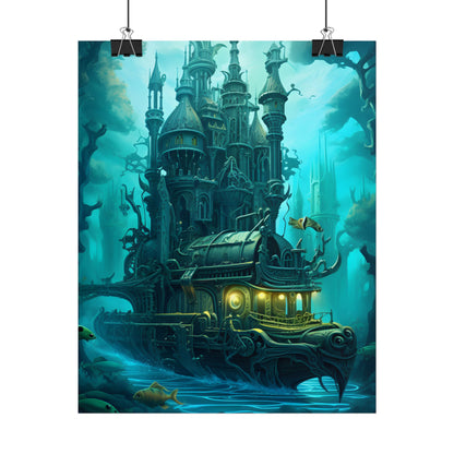 Tidal Quest: Steampunk Depths - Poster