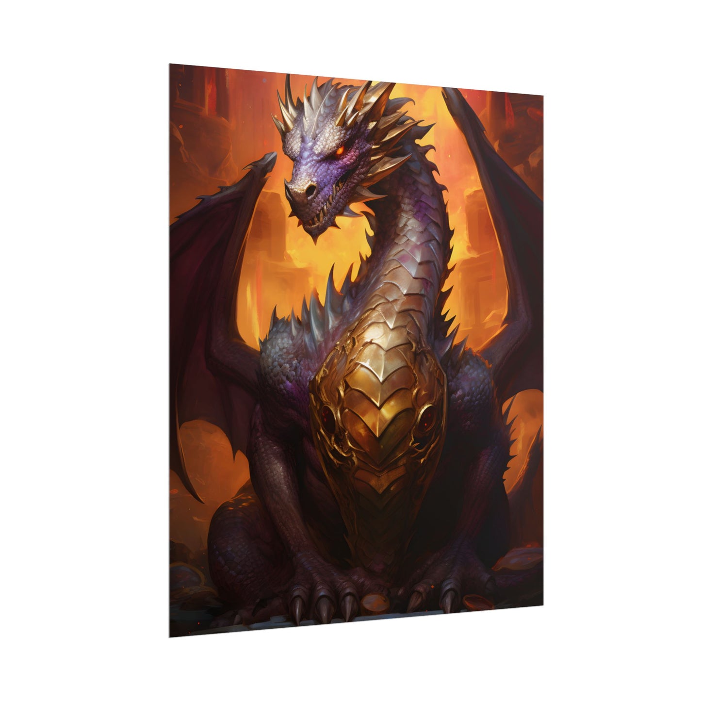 Fantasy Dragon's Treasure: Majestic Guardian - Poster