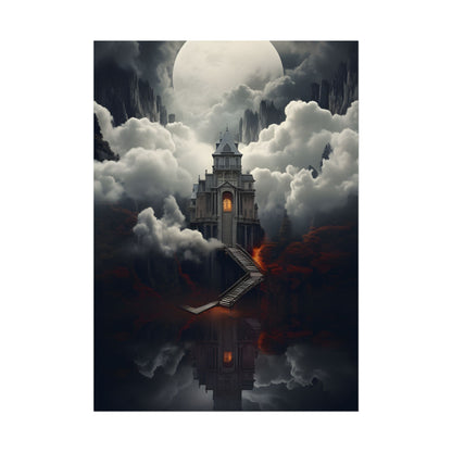 Handheld Message: Personal Artwork in a Small Oval Frame - Poster