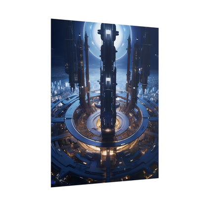 Massive Space Station: A Complex Oasis in Outer Space - Poster