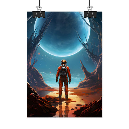 Futuristic Wilderness Explorer - Poster