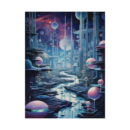 Celestial Art Gallery: Modern Architectural Design - Poster